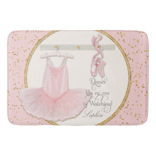 Little Girls Ballet Slipper Ballerina Tutu Dance Bathroom Mat
