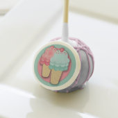 Little Girls Birthday Party Ice Cream Cake Pops (Front Insitu)