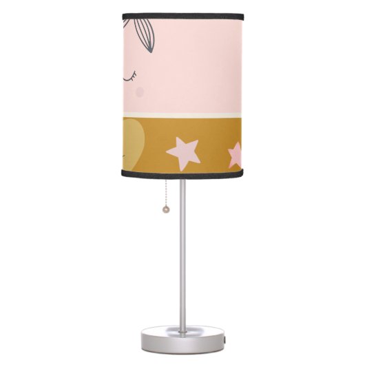 Little Girls Boho Primrose Princess  Table Lamp (Right)