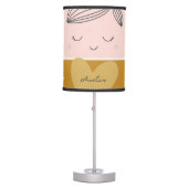 Little Girls Boho Primrose Princess  Table Lamp (Front)