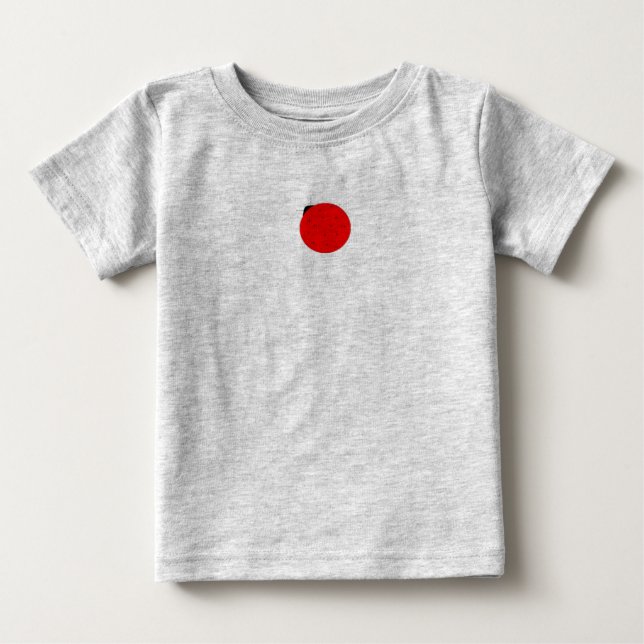 little girl's ladybug long sleeve tee (Front)