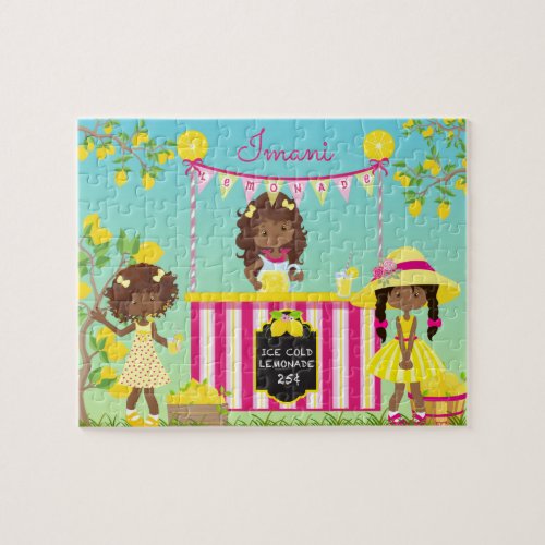 Little Girls Lemonade Stand Jigsaw Puzzle