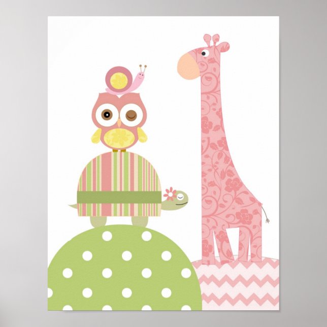 Little girls nursery art poster (Front)