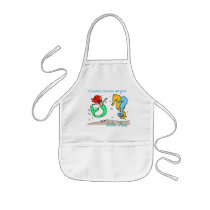 Little Girls Personalized Mermaid Cooking Apron