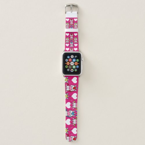 Little Girls Unicorn Pony Apple Watch Band