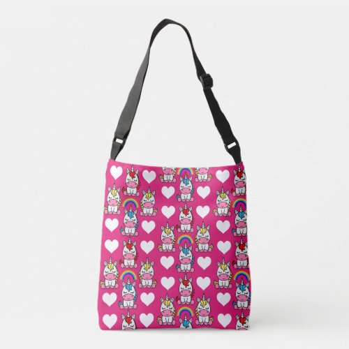 Little Girls Unicorn Pony Crossbody Bag