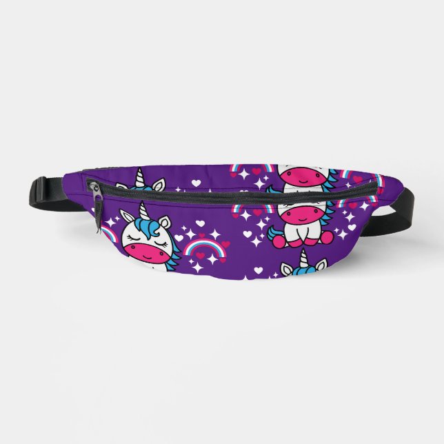 Little Girls Unicorn Pony Fanny Pack (Front)
