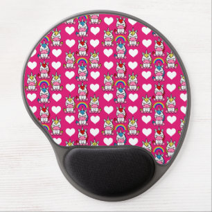 Little Girls Unicorn Pony Gel Mouse Pad
