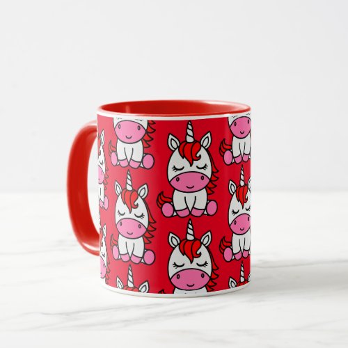 Little Girls Unicorn Pony Mug