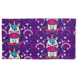Little Girls Unicorn Pony Pillow Case