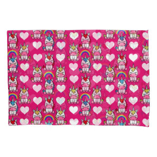 Little Girls Unicorn Pony Pillow Case