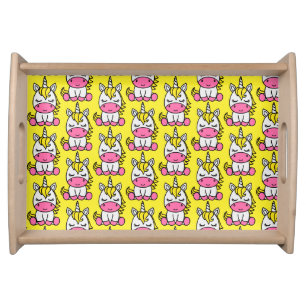 Little Girls Unicorn Pony Serving Tray