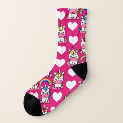 Little Girls Unicorn Pony Socks