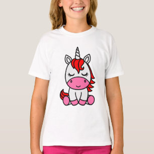 Little Girls Unicorn Pony T-Shirt