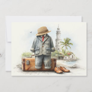 Little Globetrotter – 1st Birthday Adventure Invitation