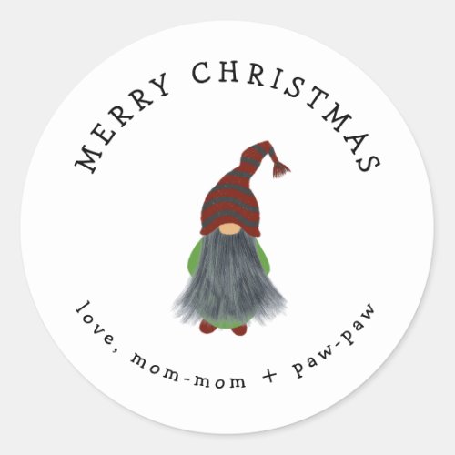 Little Gnome 2 Christmas gift sticker