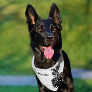 Little Golem Gargoyle Pet Bandana Collar