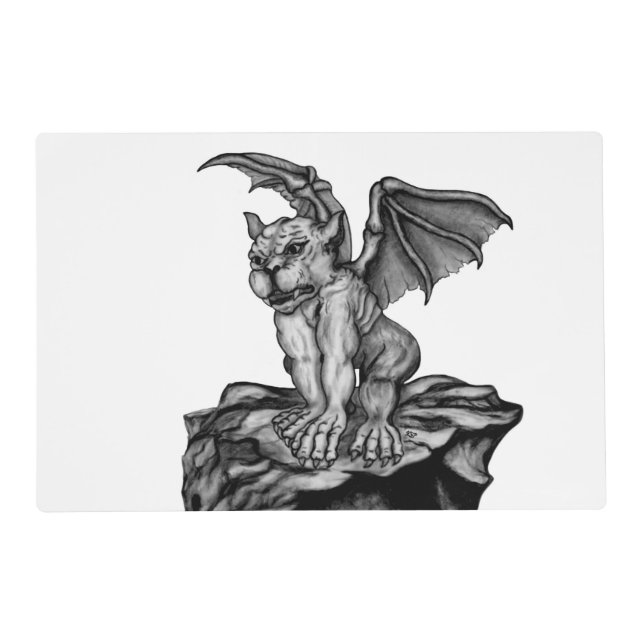 Little Golem Gargoyle Placemat (Front)