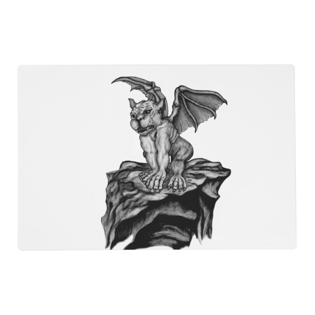 Little Golem Gargoyle Placemat (Front)