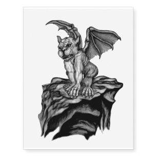 Little Golem Gargoyle Temporary Tattoos