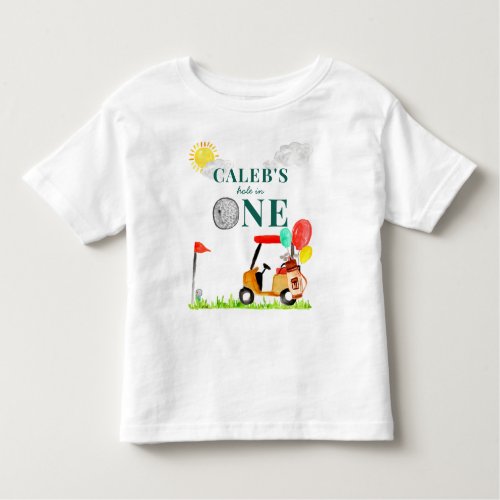 Little Golf Cart Balloons Pro Par_tee Birthday T_S Toddler T_shirt
