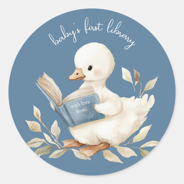 Little Goose Book Stickers – Baby’s First Library (Front)