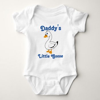 Little Goose Custom Kids Shirt - Blue Text by wild_child_baby at Zazzle