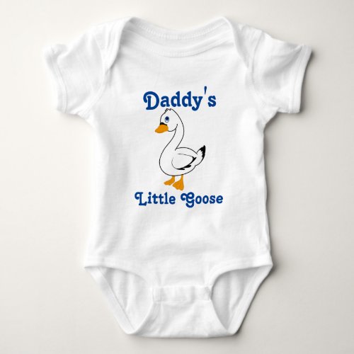 Little Goose Custom Kids Shirt _ Blue Text