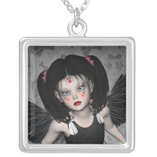 Little Goth Angel Necklace