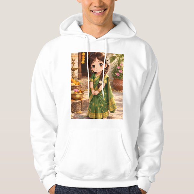 Little Grace in Green Hoodie (Front)