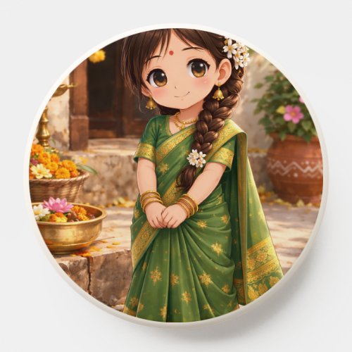 Little Grace in Green PopSocket