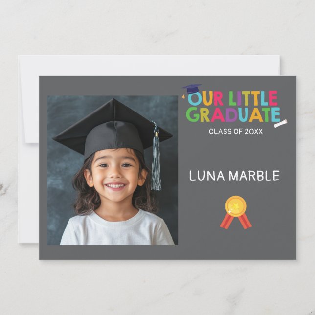 Little Graduate Invitation  (Front)