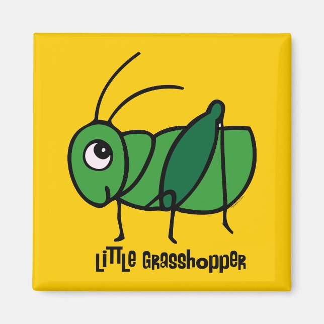 Little Grasshopper Magnet (Front)