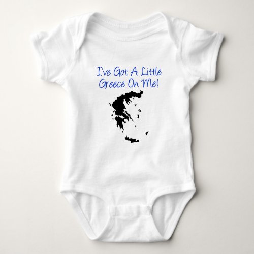 Little Greece On Me Baby Bodysuit