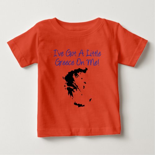 Little Greece On Me Baby T_Shirt
