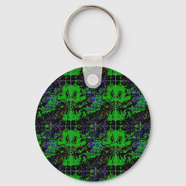 Little green Devil Keychain (Front)