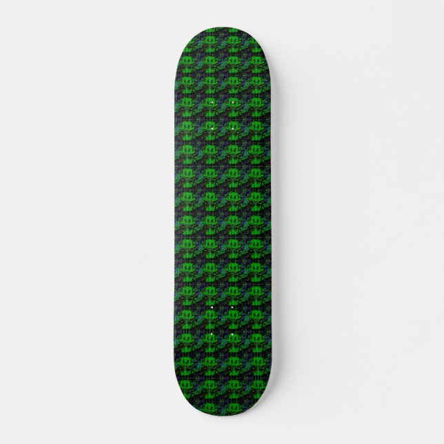 Little green Devil Skateboard Deck (Front)