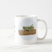 Little Green Grasshopper Cartoon Tea Coffee Cup at Zazzle