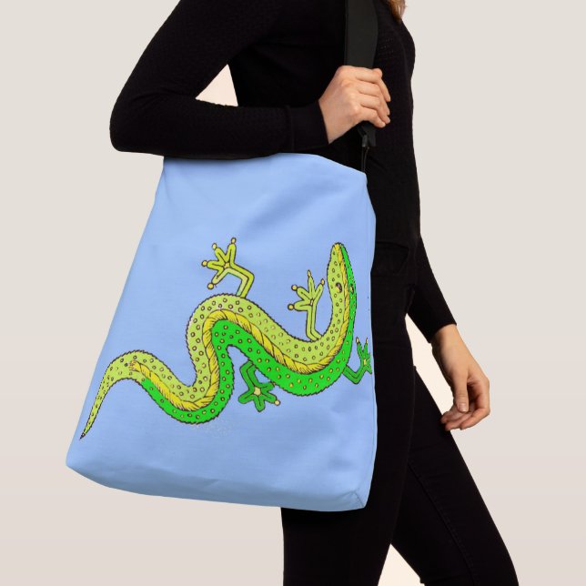 little green lizard crossbody bag (Close Up)