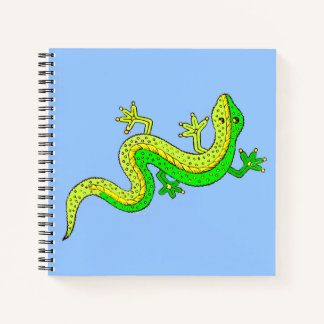 little green lizard notebook