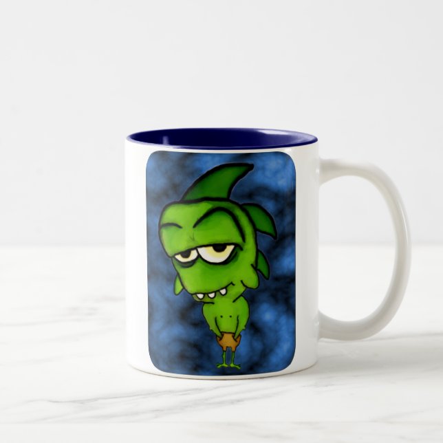 Little Green Monster Mug (Right)