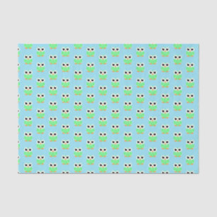"Little Green Owl" Tissue Paper