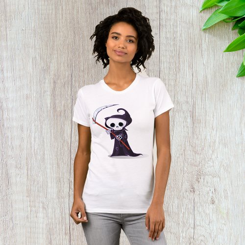 Little Grim Reaper Womens T_Shirt