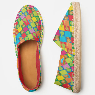 Little Grinch Colorful Color Block Pattern Espadrilles