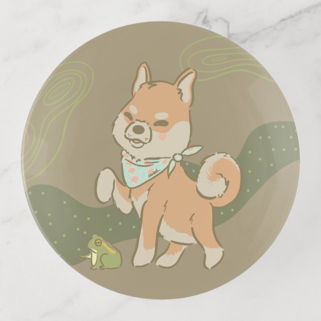 Little guardian froggo trinket tray (Front)