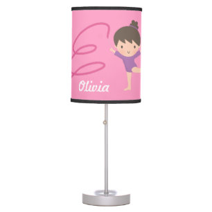 Little Gymnast Girl Gymnastics Room Decor Table Lamp