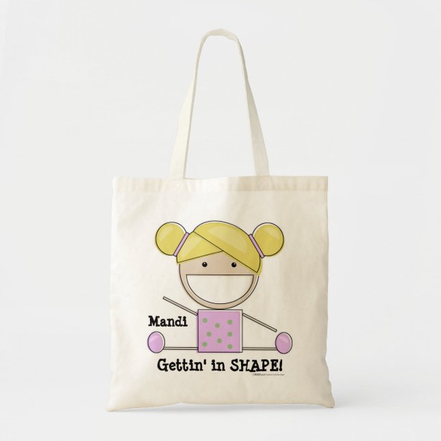 Little Gymnast Girl-Shape Up Bag (Front)