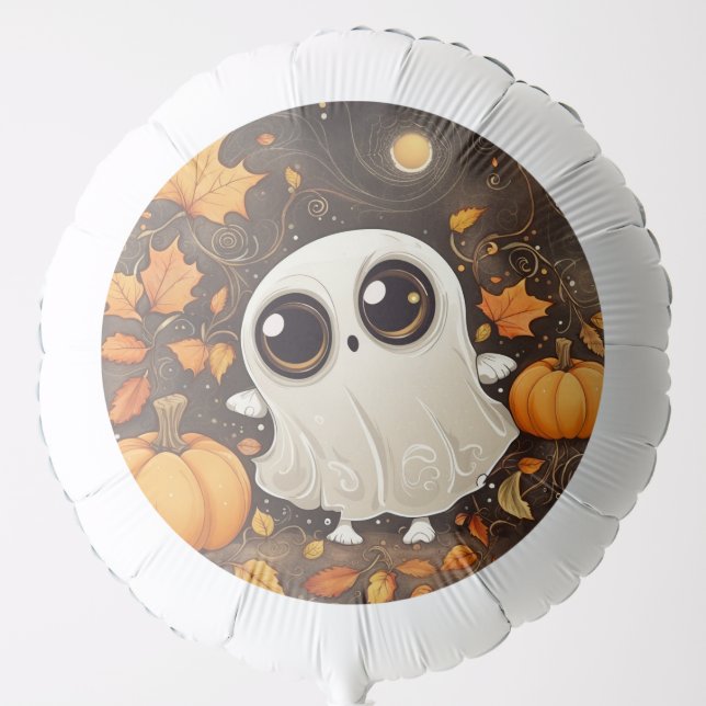 Little Halloween Ghost  Balloon (Front)