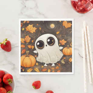 Little Halloween Ghost Napkins