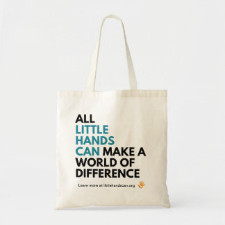 Little Hands Can Tote Bag